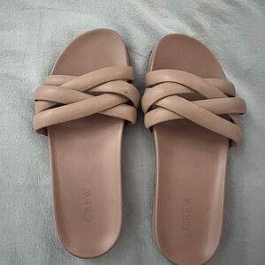 J. Crew Women's Beige Crisscross Sandals